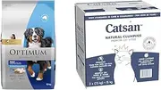 OPTIMUM Adult Large Breed Chicken Rice Dry Dog Food 15kg, Large and Catsan Ultra Litter 15Kg