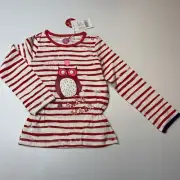 Girls size 4, Cake Walk, striped stretchy long sleeve top, NEW