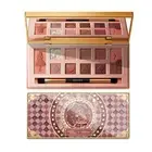 ZEESEA Eyeshadow Palette (03# Flamingo) Matte Glitter Makeup Shimmer 12 Colors