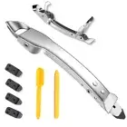 Caulking Tool Kit Stainless Steel Grout Removal Tool, 4 in 1 Tile Caulk1006