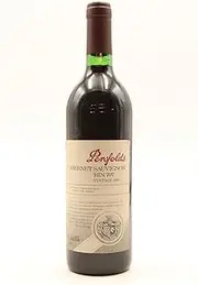 Penfolds Bin 707 Cabernet Sauvignon 1998 wooden gift box