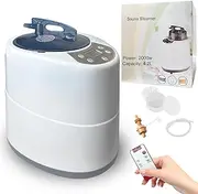 Sauna Steamer, Portable Upgrated Steam Generator,Large Stainless Steel Pot Generator, Home SPA Fumigation Steam Machine with Touch Button, Timer Display and Remote Control