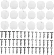LIFKOME Self Tapping Screws Set Cabinet Hardware Hinge Dowels Inserts Plastic Mounting Screws for Furniture Repair