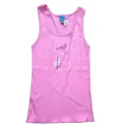 Vintage Paul Frank Womens Tank Top, Tonal Turtle, Small Print, Pink, Medium