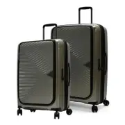 2pc Tosca Space X 25"/29" M/L Trolley Checked Luggage Travel Suitcase Champagne