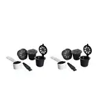 2x 3pc La Cafetiere Reusable 11cm Coffee Pods for Nespresso Machines Capsule Set