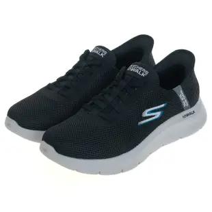 【SKECHERS】SKECHERS GO WALK FLEX 健走鞋/黑/男鞋-216496BKGY/ US9.5/27.5CM