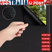 Static Cling Total Blackout Window Glass Film Privacy Room Darkening Window Tint