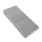 Giselle Bedding Foldable Mattress Folding Foam Bed Mat Firm Med Light Grey NEW