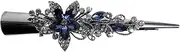hair decorations metal trim crocodile hair clips barrette Miss hair barrettes for women fine hair hair clip metal alligator rhinestones vintage decor bill clips hair