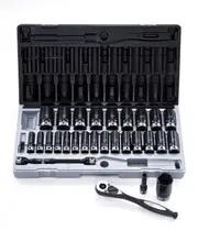 Dual Action 11242901 - Socket Set Thinwall 1/2" Drive 29 Piece Metric Deep