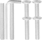 TOGEVAL 1 Set Cat Climbing Frame Accessories Post Replace Replacement Screw Climb Metal Key Small Climber Cat Tree Parts Small Wrench Climber Wrench Head Long Bolt Carbon Steel Silver