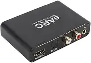 LICAEVEY 192KHz HDMI ARC Audio Extractor, EARC,ARC Audio Extractor HDMI 2.1, 24Bit 192KHz HiFi DAC Converter to Optical, 3.5mm Jack, TV Sound Adapter for Amplifier, Soundbar and