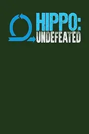 Hippo: Undefeated: Dark Green, Blue & White Design, Blank College Ruled Line Paper Journal Notebook for Project Managers and Their Families. (Agile ... Book: Journal Diary For Writing and Notes)