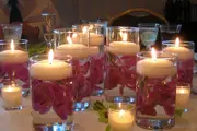 50 Pack of 4cm Ivory Wax Floating Candles - wedding party home event decoration