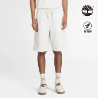 在飛比找momo購物網優惠-【Timberland】男款白色水洗厚磅工裝短褲(A5TM7