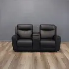 Hilton 2 Seater Genuine Leather Home Theatre Recliner