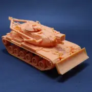 3D Printed 1/72/87/144 U.S. M728 Combat Engineering Vehicle Unpainted Model Kit