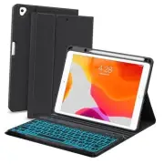 for iPad 9th Generation Case with Keyboard 10.2 Inch - Backlit Wireless