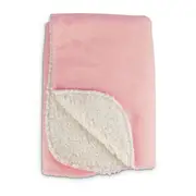 All Day Sherpa Cat Throw Pink 61x61cm