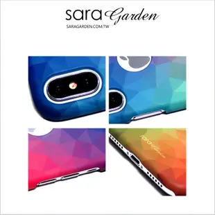 客製化 簍空 手機殼 iPhone X 8 7 Plus ix i8 i7 i7+ 硬殼 三角漸層彩虹