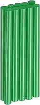 uxcell 10pcs Hot Glue Sticks 0.43" Dia x 5.91" Long EVA Mini Hot Melt Adhesive Glue Stick for Hot Melt Gun Wood Plastic Glass Flowers Fabrics Foam, Deep Green