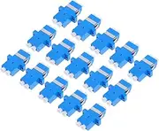 PHENOFICE 15pcs Lc to Lc Single Mode Fiber Adapter Flange Connectors for Server Rack Patch Panel Durable for Enhanced Internet Installation