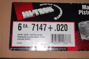 Hi-Tech 7147 .020 Piston Set of 6 for Ford 240/300