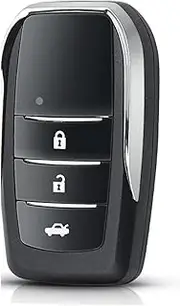 FLJKCT Car Key Shell 2/3 Buttons Modified Flip Remote Key Shell Case Smart Case,for Toyota Camry Highlander Corolla Prado RAV Vios Yaris