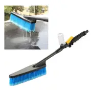 Car Wash Brush with Soap Dispenser Microfiber Automatically Foams Washing Brush