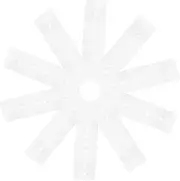 MERRYHAPY Hair Extension Tools 10pcs Heat Shield Guards 14cm Human Hair Extensions Glue Protector Shield Heat Insulation Hair Accessories