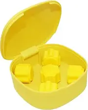 Stone Game Pieces | Korean Folk Game Pebbles Set - Travel Weighted Catching 5 Stones Set with Pocket-Size Case for Parties