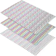minkissy Birthday Wrapping Paper Pack Rolls Festive Patterns Paper Easy to Cut for Parties