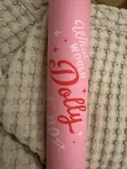 DOLLY PARTON PINK & RED SILICONE ROLLING PINS-BRAND NEW W/TAGS Og what Would