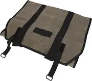 Premium Wax Canvas Log Carry Bag Heavy Duty Firewood Carrier Tote Waterproof Portable Storage Solution for Fireplace Camping and Outdoor Use