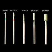 File Cuticle Nail Salon Manicure Pedicure Silver Burr Carbide Nail Drill Bits D