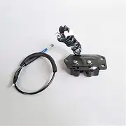 POEXIR Model Tailgate Lock Back Door Trunk Latch with Cable, for Toyota, Hiace Commuter 2005-2018 Boot Lid Solenoid(Cable)