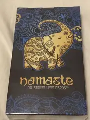 Namaste Meditation Cards Natural Anxiety "Stress Less" Relief Mind Balance