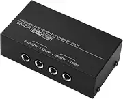 Compact Hum Destroyer,Ultra-Compact Hum Destroyer 2-Channel Hum Eliminator Noise Filter with 1/4 Inch TRS Inputs Outputs