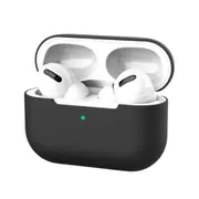 Black Airpods Silicone Case Pro Shockproof Slim Soft Protective Cover Skin Cases