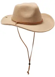 Free People Vineyard Felt Cowboy hat - Brown One Size