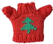 Sanwoodenz Doll Sweater Dress-up Exquisite Appearance Xmas Style DIY Plush Doll Sweater BJD Supplies for Pretend Game C