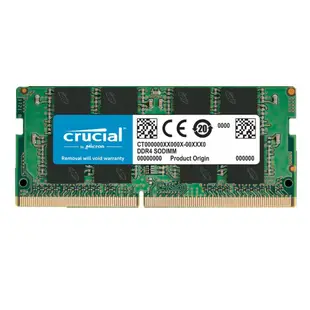 Micron美光 Crucial NB DDR4 3200 8G 16G 32G 筆記型記憶體 筆電用 終生保固