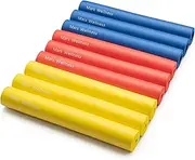 9 PC - Super Easy Grip Foam Tubing for Utensil Handles - Cut to Length Provides a Custom Wider & Larger Grip Which Fits Most Utensils - Slip Resistant - Pack of 9
