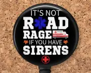 Badge Reel - EMT Ambulance Driver - Retractable ID Holder 8318