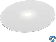 GARVALON 1 Set Burn Disc Audio Recordable Disc CD Audio Recordable Blank CD Discs Writable Media Disc DVD Discs Blank Audio CD Quality Blank Recordable CD Cd-r Compact Disc Blank Plastic