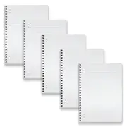 5pc Spirax P906a A4 Lecture Book Notebook Writing Stationery 250-Pages Black