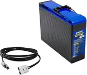 Kings 100AH Slim Lithium Battery + 6m Solar Extension Lead