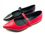 Aerosoles Diva Leather Pointed Toe Mary Jane Dress Flats Choose Sz/Color