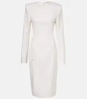 [Stella McCartney] Stella McCartney Wool midi dress AU 2 white